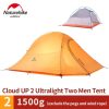 naturehike cloud up series 1 2 3 person camping tent outdoor ultralight camp equipment gear