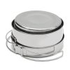 stainless steel outdoor camping cookware