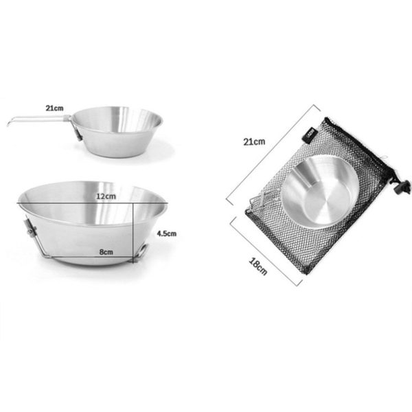 stainless steel bowl cookware