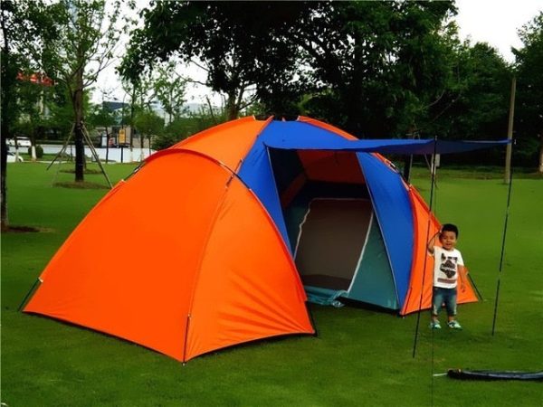 5 8 person big camping tent waterproof