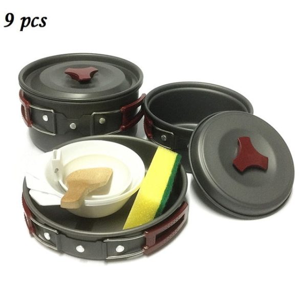outdoor camping cookware set
