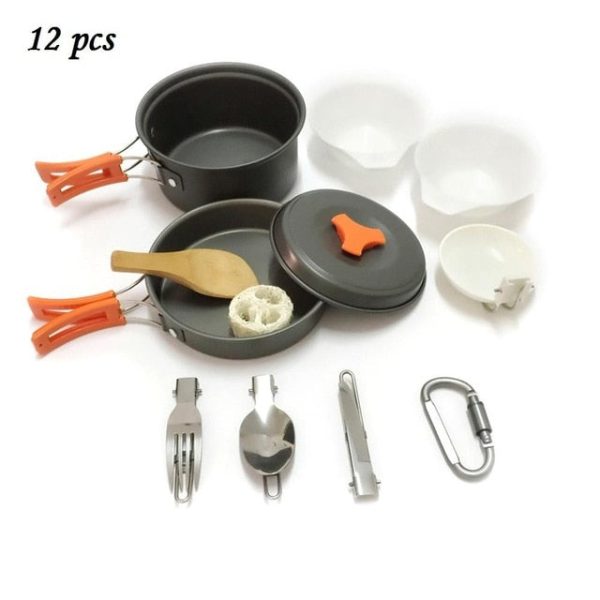 outdoor camping cookware set