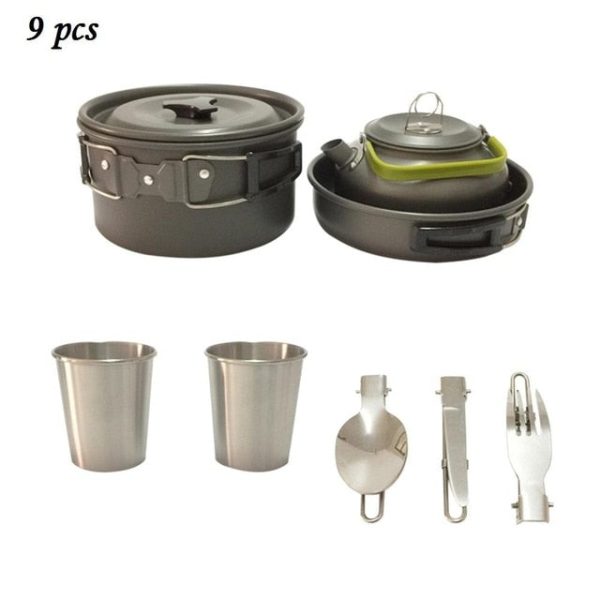 outdoor camping cookware set