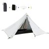 oudoor ultralight camping tent double layer waterproof backpacking tent outdoor hiking tent for fishing hunting beach travel
