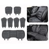 premium napa leather car seat cushion breathable universal seat protector with anti slip backing