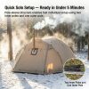 all season family hot camping tent with stove jack