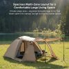 all season family hot camping tent with stove jack