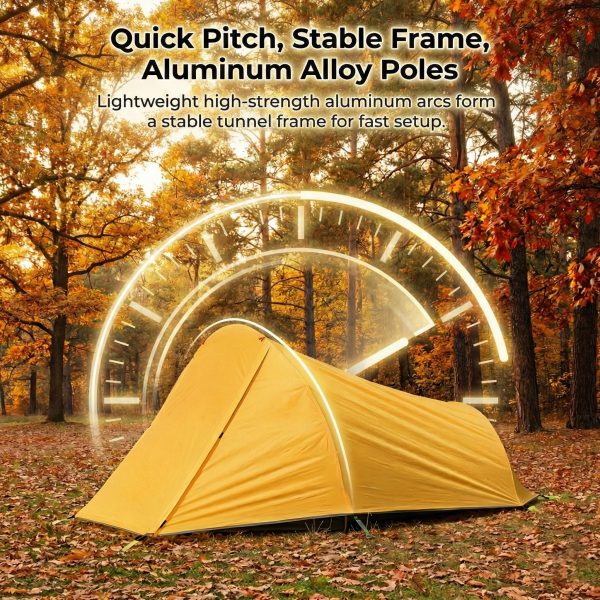 aeroduo 2p ultralight tunnel tent — 1.58 kg compact shelter aeroduo 2p ultralight tunnel tent — 1.58 kg compact shelter
