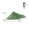 trailduo 2p tunnel tent — 1.95 kg ultralight double layer shelter