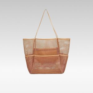 large capacity multi pocket mesh tote bag quick dry sand free reinforced organizer bag large capacity multi pocket mesh tote bag quick dry sand free reinforced organizer bag
