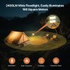 2400 lm solar powered lithium battery flood light rechargeable outdoor atmosphere light