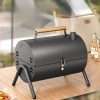 portable table top charcoal grill 3 5 people dual zone roasting for camping & picnics