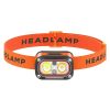 gesture control usb rechargeable ultralight 53g running headlamp waterproof led outdoor light
