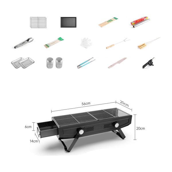 portable stainless steel grill foldable 3 7 people bbq portable stainless steel grill foldable 3 7 people bbq