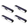 clip on solar motion lights outdoor waterproof security for fence garage camping