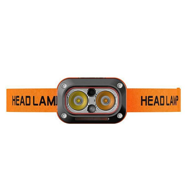 gesture control usb rechargeable ultralight 53g running headlamp waterproof led outdoor light