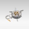 13800w high power camping stove foldable multi head outdoor cooker