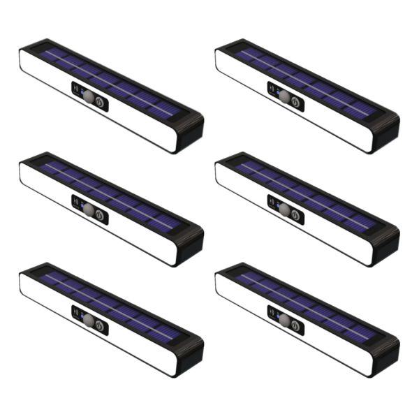 clip on solar motion lights outdoor waterproof security for fence garage camping