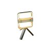2400 lm solar powered lithium battery flood light rechargeable outdoor atmosphere light