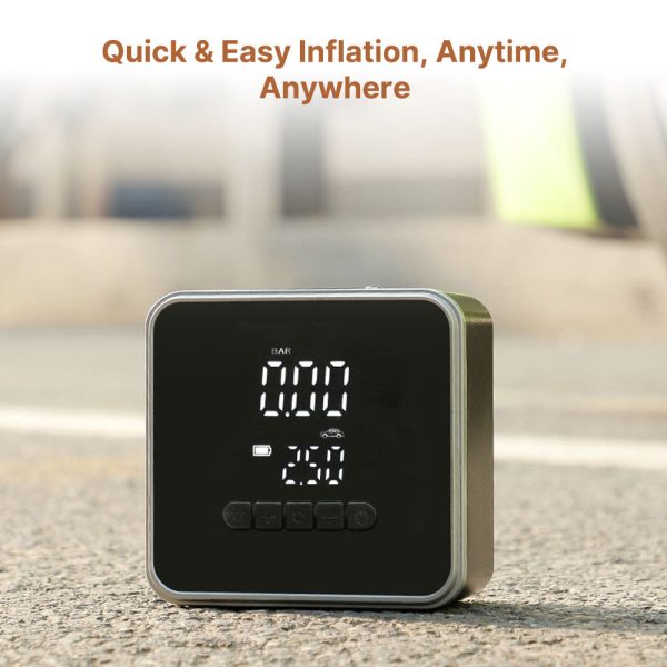 150 psi portable tire inflator fast electric air compressor with 5 adapters & auto shut off 150 psi portable tire inflator fast electric air compressor with 5 adapters & auto shut off