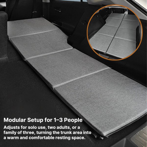 foldable adjustable non inflatable car mattress portable space saving travel bed for suv & car foldable adjustable non inflatable car mattress portable space saving travel bed for suv & car