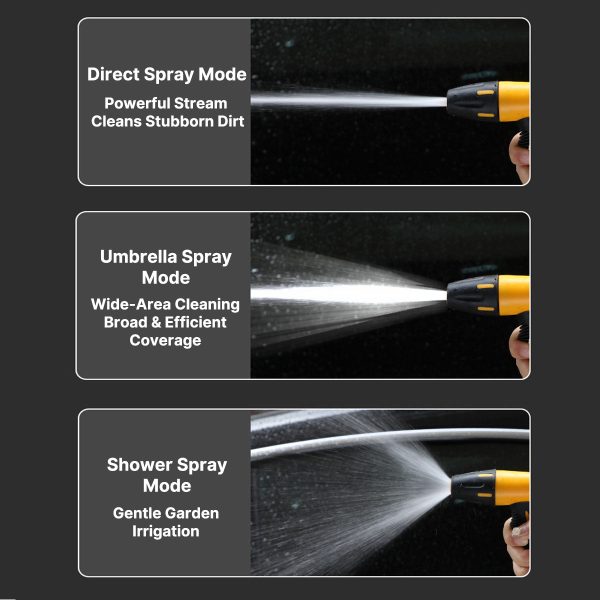 10 30m telescopic water pipe with high pressure car washing gun expandable flexible hose