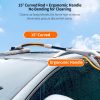 180° rotating car wash mop curved ergonomic handle scratch free microfiber scrubber