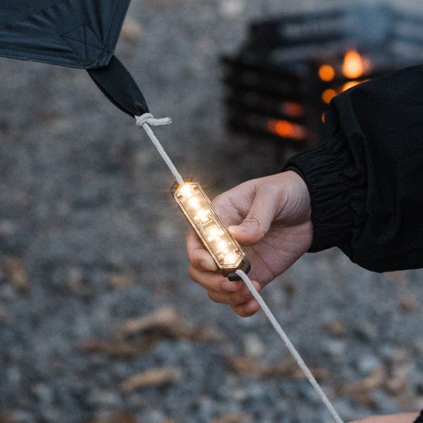 warning lamp outdoor camping, type c rechargeable, stepless dimming