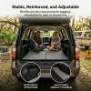 foldable adjustable non inflatable car mattress portable space saving travel bed for suv & car foldable adjustable non inflatable car mattress portable space saving travel bed for suv & car