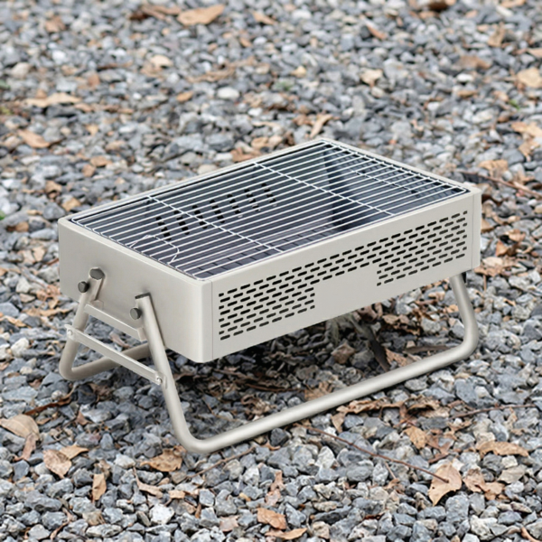 portable smokeless bbq grill foldable 27cm wide for 5+ people