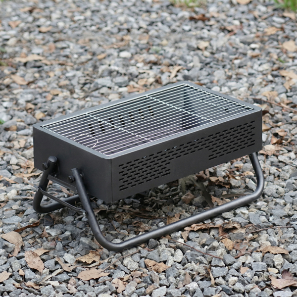 portable smokeless bbq grill foldable 27cm wide for 5+ people
