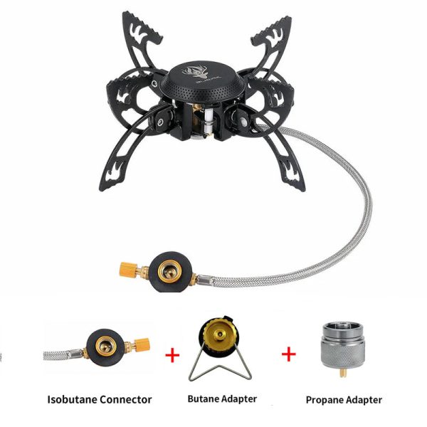 3800w portable windproof camping stove fast boiling outdoor gas burner