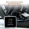150 psi portable tire inflator fast electric air compressor with 5 adapters & auto shut off 150 psi portable tire inflator fast electric air compressor with 5 adapters & auto shut off