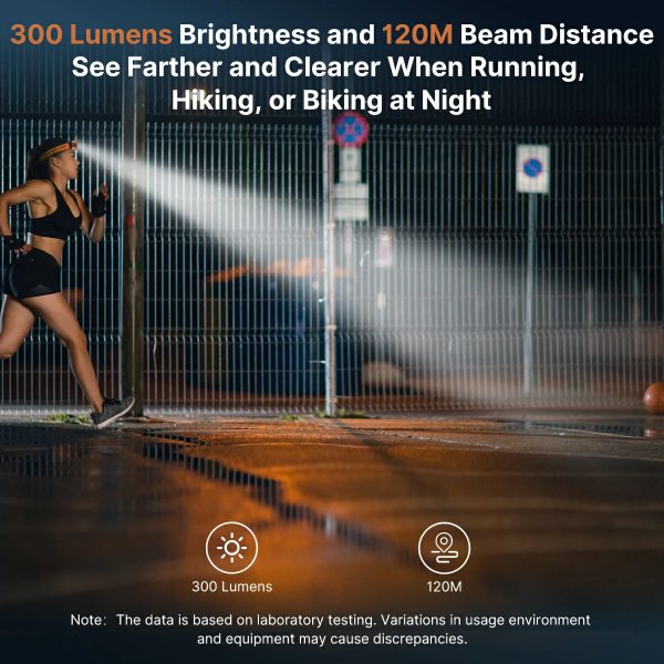 gesture control usb rechargeable ultralight 53g running headlamp waterproof led outdoor light