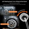 180° rotating car wash mop curved ergonomic handle scratch free microfiber scrubber
