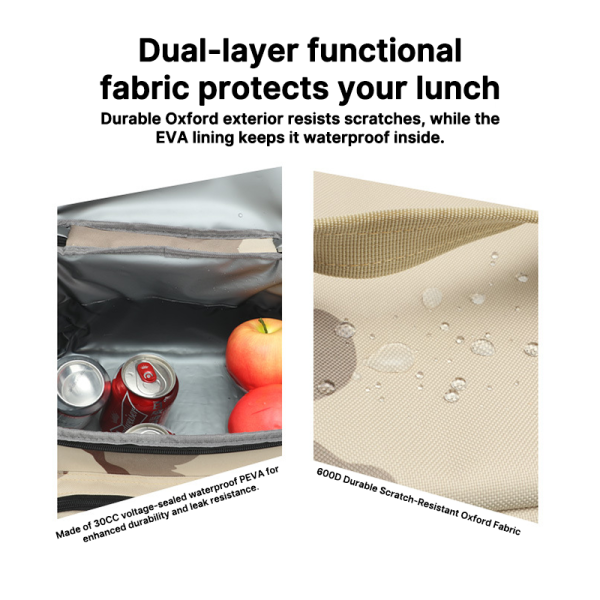 insulated leakproof rigid lunch tote heavy duty thermal lunch box for work, picnic & outdoor travel insulated leakproof rigid lunch tote heavy duty thermal lunch box for work, picnic & outdoor travel