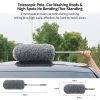 360° scratch free car duster extendable stainless steel pole cleaning tool