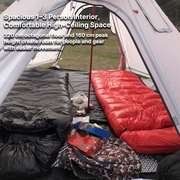 1–3 person hot tent – camp stove compatible|traverseon