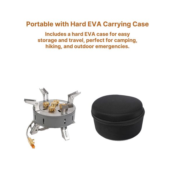 13800w high power camping stove foldable multi head outdoor cooker