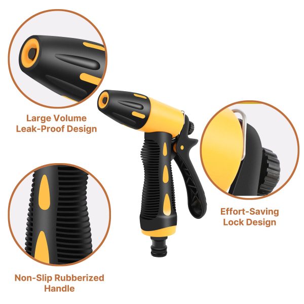 10 30m telescopic water pipe with high pressure car washing gun expandable flexible hose