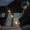warning lamp outdoor camping, type c rechargeable, stepless dimming