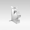 stainless steel portable collapsible camping rocket wood stove wood burning