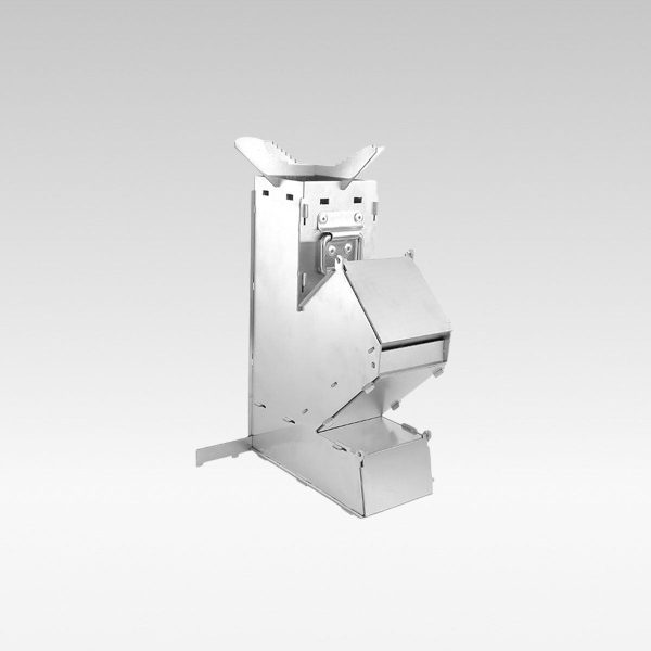stainless steel portable collapsible camping rocket wood stove wood burning