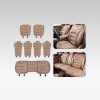 premium napa leather car seat cushion breathable universal seat protector with anti slip backing