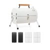 portable table top charcoal grill 3 5 people dual zone roasting for camping & picnics