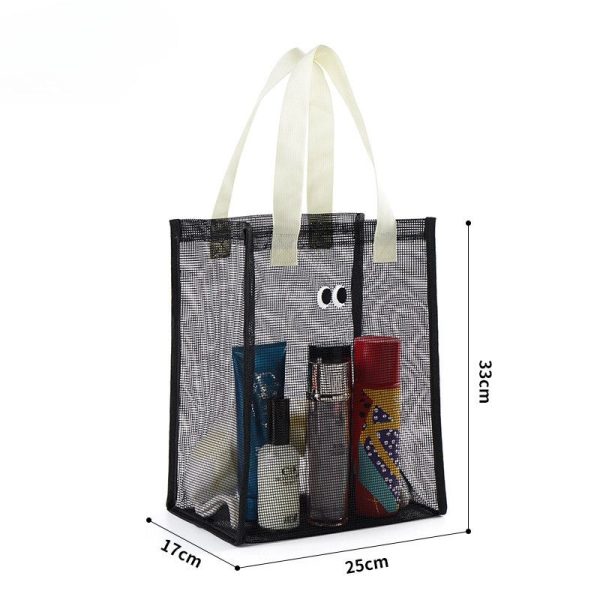 large capacity mesh tote bag lightweight quick dry handbag with unique eye design large capacity mesh tote bag lightweight quick dry handbag with unique eye design