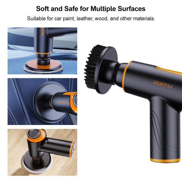1800rpm cordless car polisher 45min runtime portable electric buffer for car & home