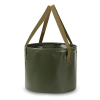 collapsible multi use bucket portable space saving water container for camping, fishing, car washing & hiking
