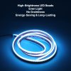 rgb multi color car hood led light strip