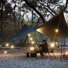 warning lamp outdoor camping, type c rechargeable, stepless dimming